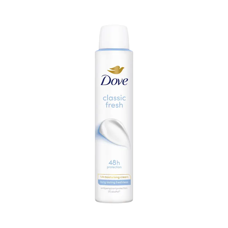 اسپری ضد تعریق dove رایحه classic fresh