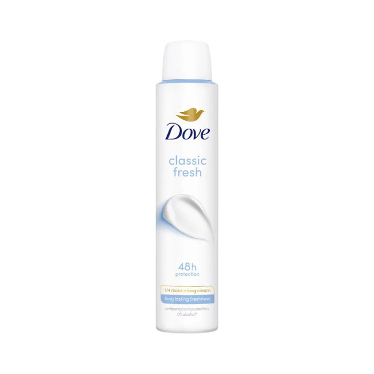 اسپری ضد تعریق dove رایحه classic fresh